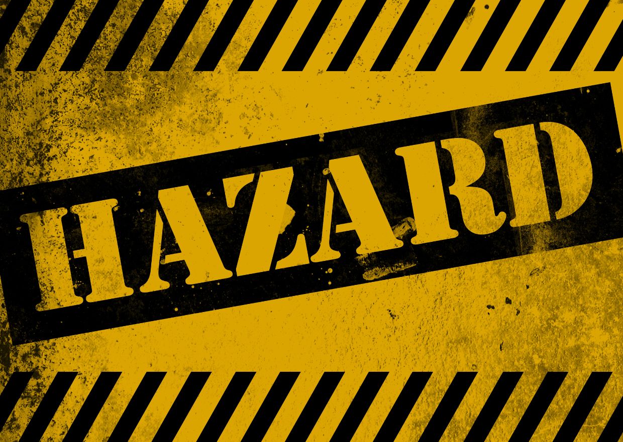 Hazard sign.